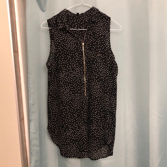 Zippered dress sleeveless shirt - Picture 1 of 1